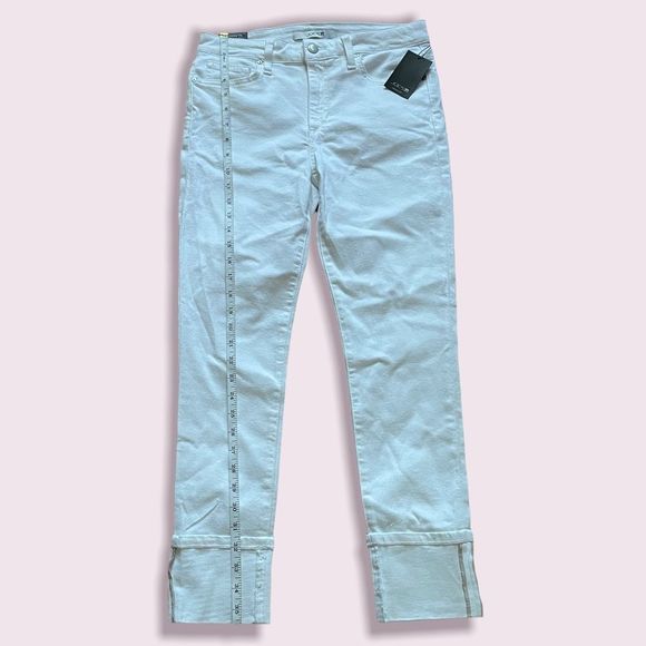 Joe’s - Cuff Crop Flawless White Jeans - sizes 28 - Picture 5 of 6